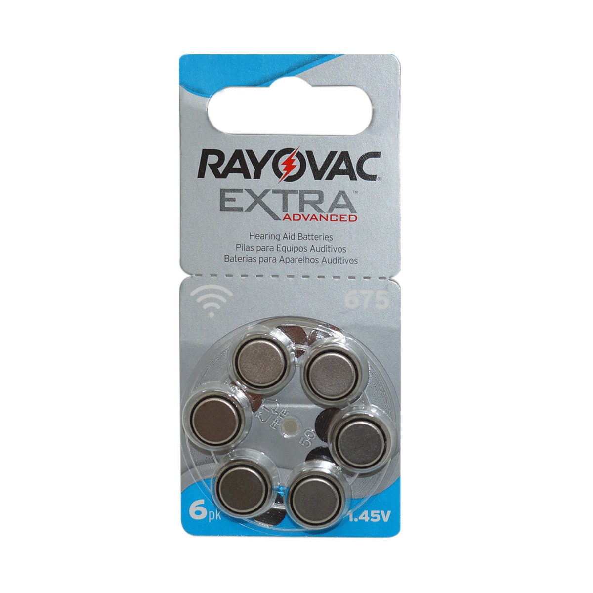 PILA RAYOVAC AUDITIVA L675ZA BLISTER CON 6 PIEZAS