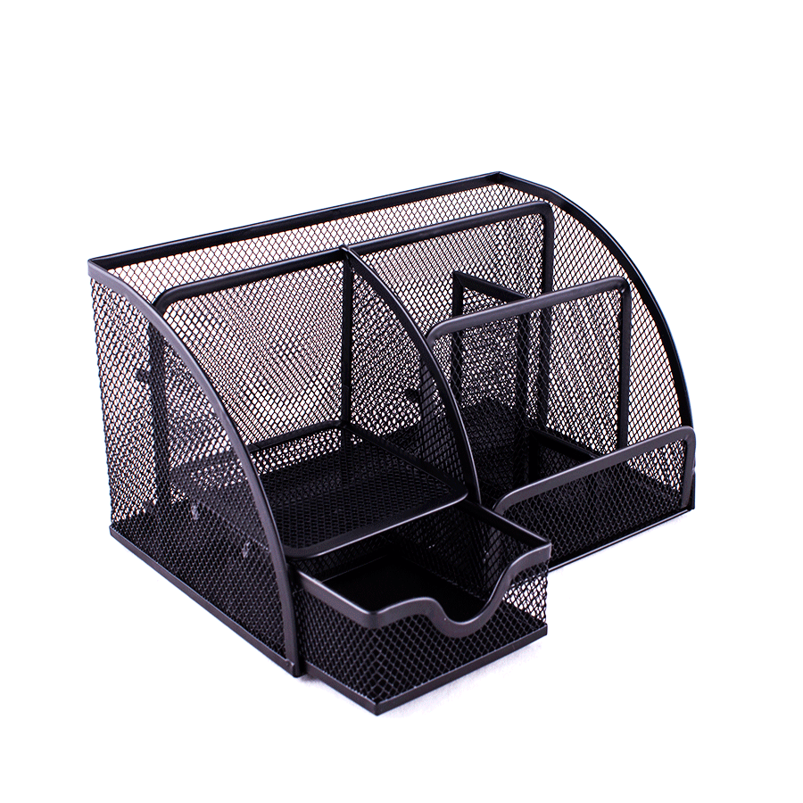 ORGANIZADOR RECTANGULO MESH P/ESCRITORIO COLOR NEGRO