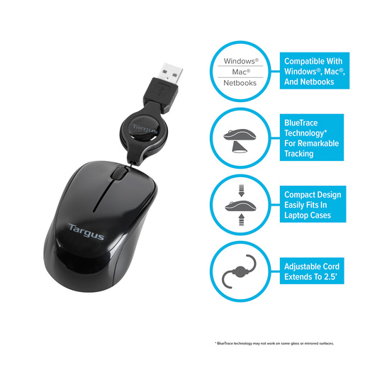 MOUSE COMPACTO OPTICO TARGUS