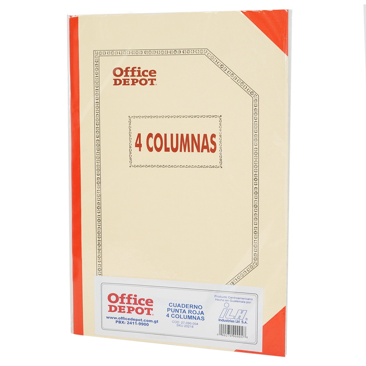 CUADERNO 4 COLUMNAS 50 HOJAS