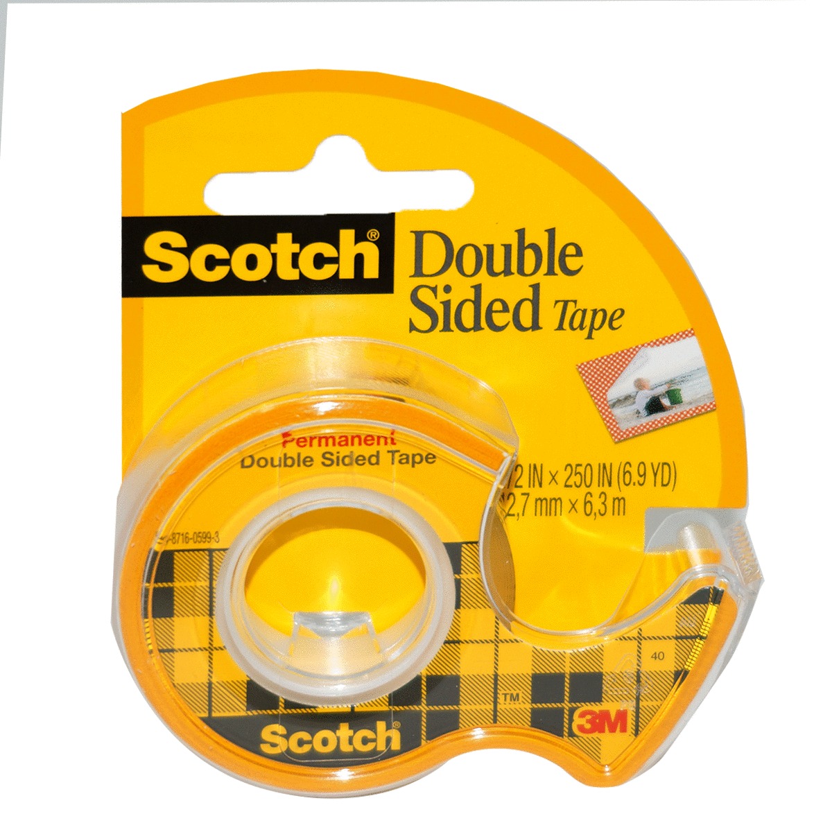 CINTA DOBLE CARA SCOTCH (CON DISPENSADOR)