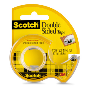 SCOTCH CINTA DOBLE CARA C/ DISPENSADOR 12,7MM X 6M SCOTCH CINTA DOBLE CARA C/ DISPENSADOR 12,7MM X 6M