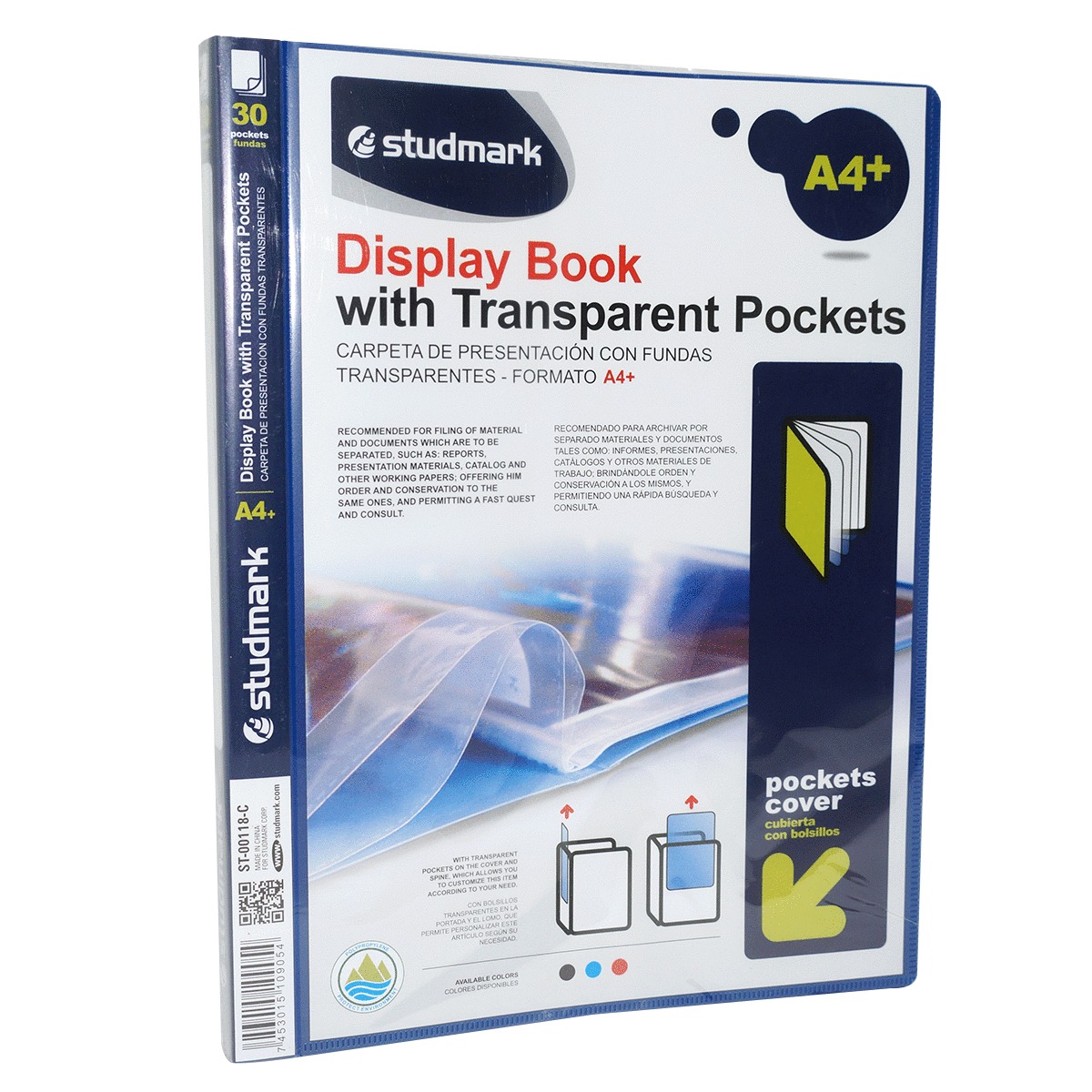 FOLDER DE PRESENTACION (CARTA, CON 30 FUNDAS)