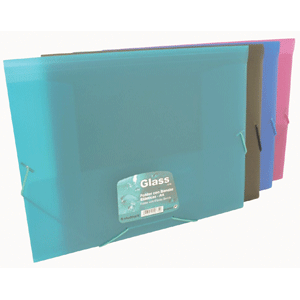 FOLDER STUDMARK GLASS (CARTA, CON BANDA ELASTICA)