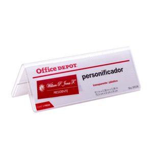PERSONIFICADOR CHICO TRANSPARENTE PLASTICO 155X56MM PERSONIFICADOR CHICO TRANSPARENTE PLASTICO 155X56MM