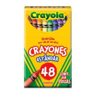 CAJA DE CRAYONES CRAYOLA (DE CERA, 48 COLORES) CAJA DE CRAYONES CRAYOLA (DE CERA, 48 COLORES)