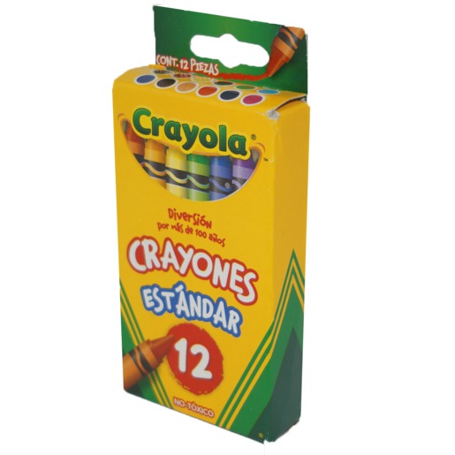 CAJA DE CRAYONES CRAYOLA (ESTANDAR, 12 COLORES)