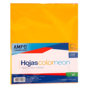 HOJAS NEON CARTA PAQ. SURT. HOJAS NEON CARTA PAQ. SURT.