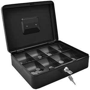 Caja Para Dinero Studmark 8p Negra Con Llaves Office Depot Guatemala