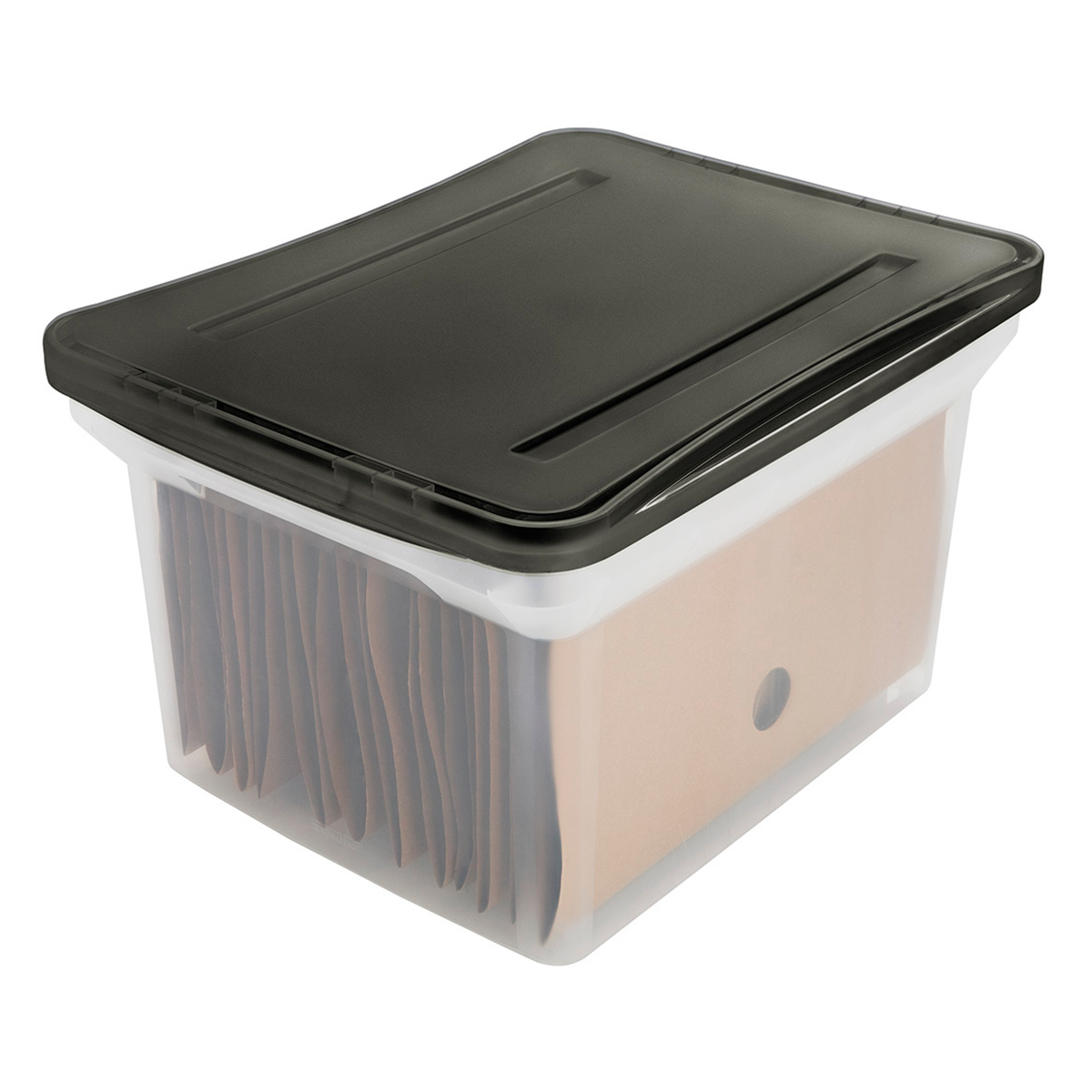 CAJA PARA ARCHIVO (ANCHA, CON TAPA NEGRA)