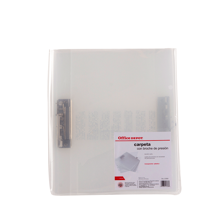 CARPETA C/BROCHE METALICO C/3