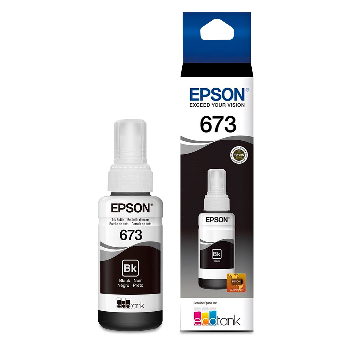BOTELLA DE TINTA EPSON NEGRO T673120-AL