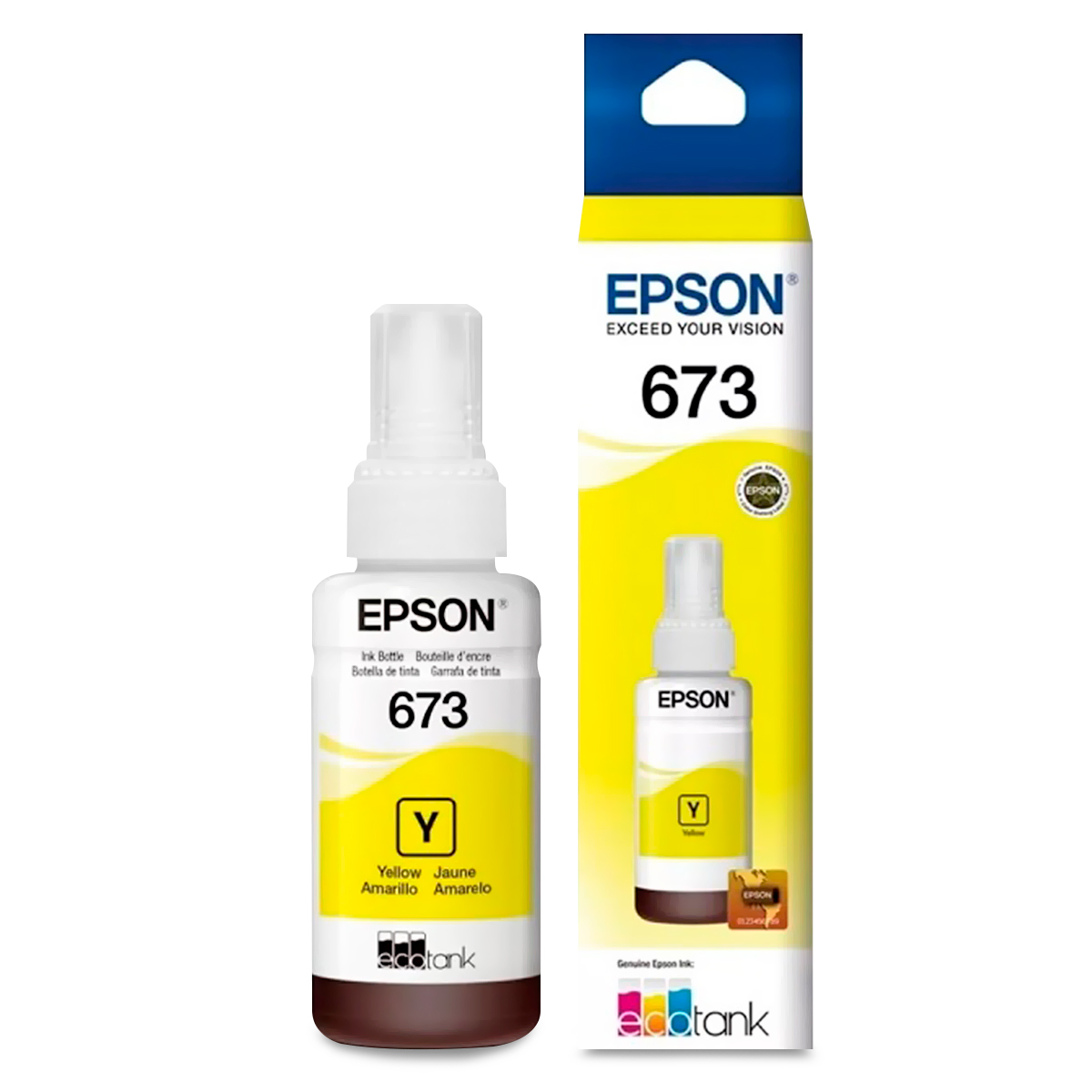 BOTELLA DE TINTA EPSON AMARILLA T673420