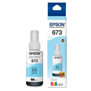 BOTELLA DE TINTA EPSON 673 (CYAN CLARO)