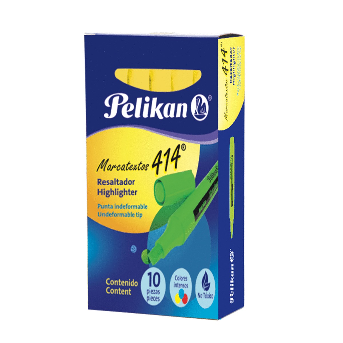 Caja De Marcatextos MARCATEXTOS MODELO 414 AM (CAJA CON 10 UNIDADES) | Office Depot Guatemala