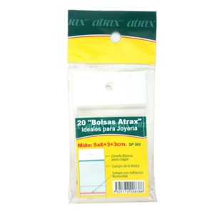 BOLSA TRANSPARENTE 5X6 CM C/20 BOLSA TRANSPARENTE 5X6 CM C/20