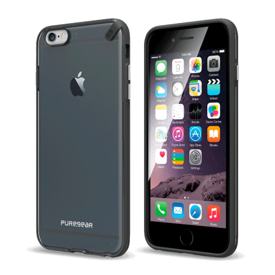 ESTUCHE SLIM NEGRO CLARO IPHONE 6+