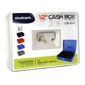 CAJA PARA DINERO STUDMARK (12P, GRIS, CON LLAVES) CAJA PARA DINERO STUDMARK (12P, GRIS, CON LLAVES)