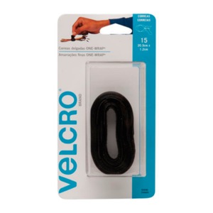 VELCRO CORREA DELGADA (NEGRO, 15 PIEZAS) VELCRO CORREA DELGADA (NEGRO, 15 PIEZAS)