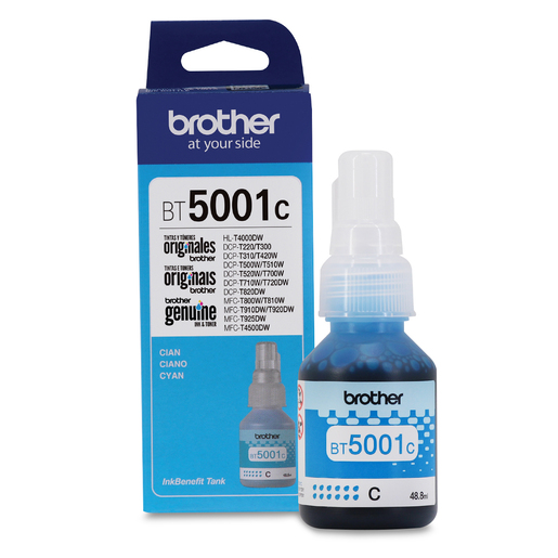 BOTELLA TINTA CYAN RINDE 5.000 PGS BROTHER