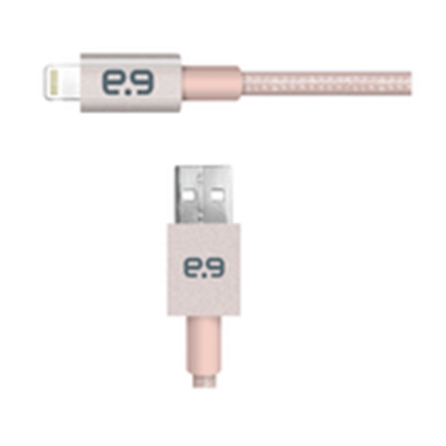 CABLE USB (METALICO, LIGHTNING, DORADO)