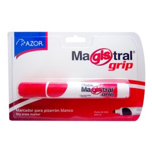 MARCADOR PARA PIZARRON (MAGISTRAL GRIP, ROJO)