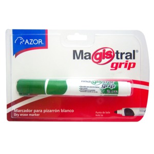 MARCADOR PARA PIZARRON (MAGISTRAL GRIP, VERDE) MARCADOR PARA PIZARRON (MAGISTRAL GRIP, VERDE)