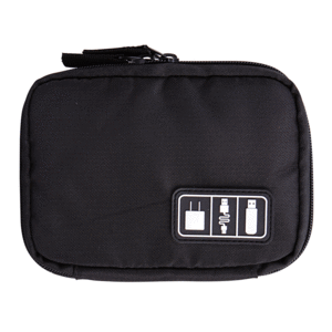 BOLSA DE VIAJE PARA CABLES (COLOR NEGRO) BOLSA DE VIAJE PARA CABLES (COLOR NEGRO)
