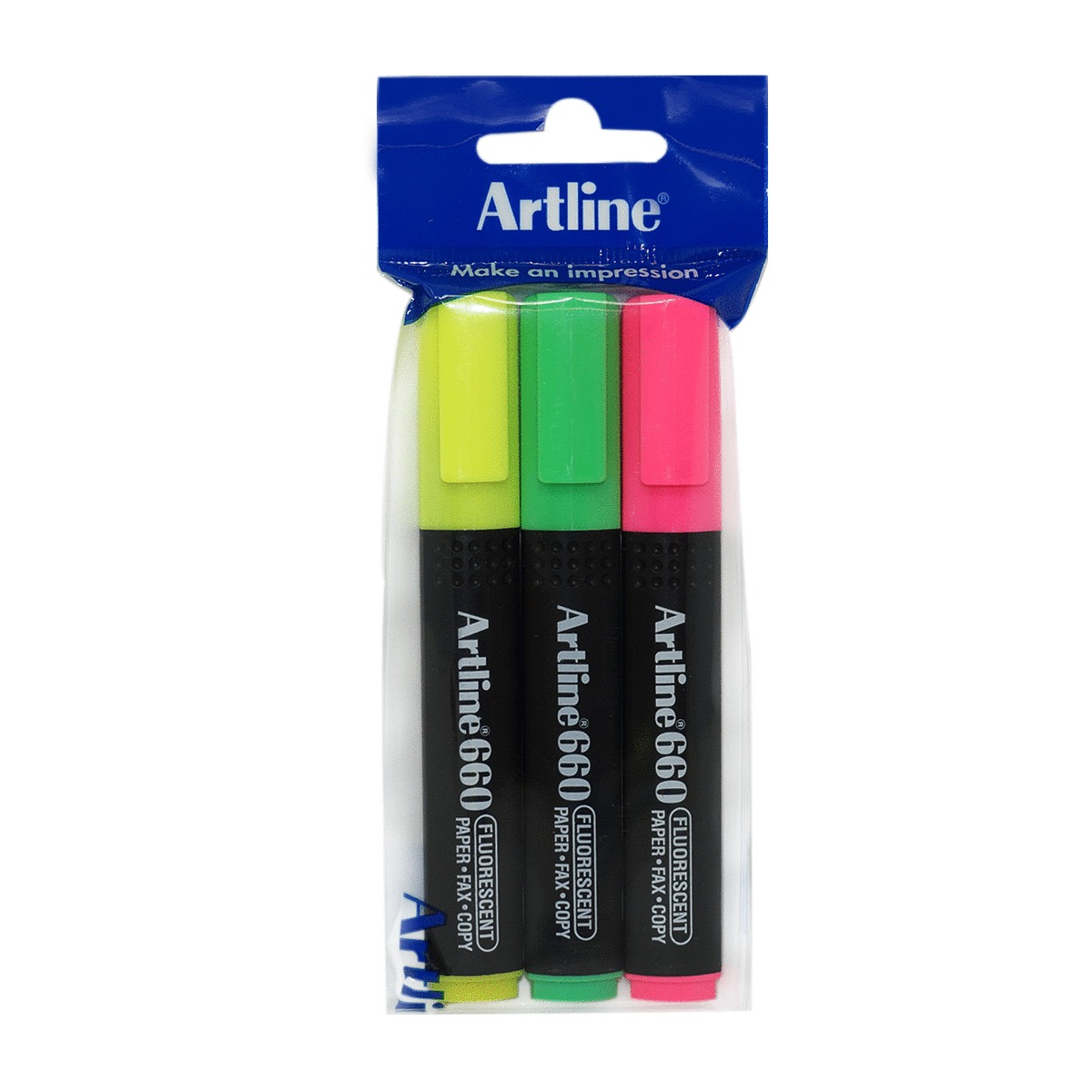 MARCATEXTO ARTLINE (BLISTER CON 3 UNIDADES)