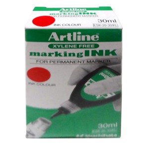 TINTA ARTILNE PARA MARCADOR PERMANENTE ROJA 30ML TINTA ARTILNE PARA MARCADOR PERMANENTE ROJA 30ML