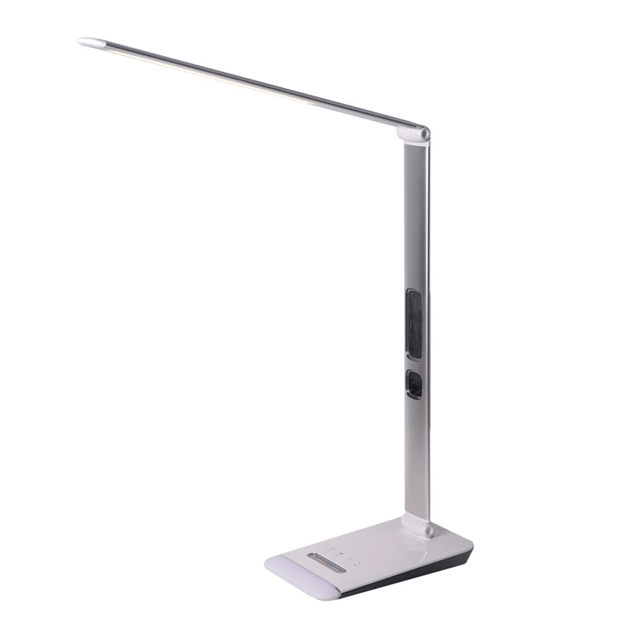 LAMPARA DE MESA THE ONE LED, 12W, PLATEADA/DORADA