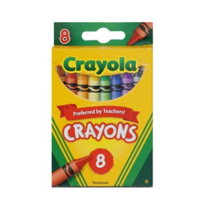 CRAYONES CRAYOLA ESTANDAR 8U CRAYONES CRAYOLA ESTANDAR 8U
