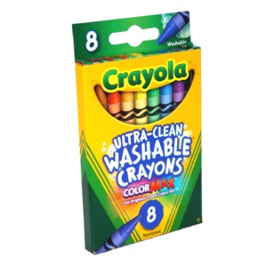 CAJA DE CRAYONES CRAYOLA (LAVABLES, 8 COLORES) CAJA DE CRAYONES CRAYOLA (LAVABLES, 8 COLORES)