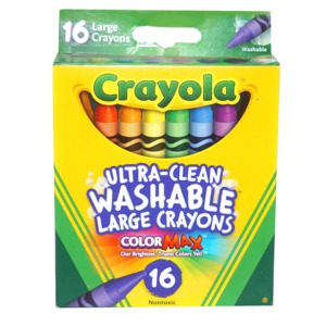 CAJA DE CRAYONES CRAYOLA (LAVABLES, 16 COLORES) CAJA DE CRAYONES CRAYOLA (LAVABLES, 16 COLORES)