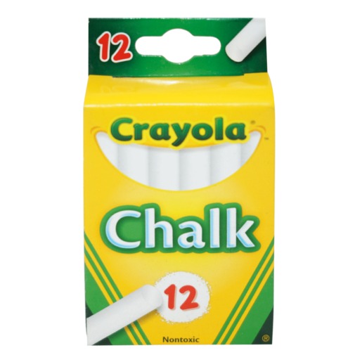 YESOS CRAYOLA BLANCO 12U