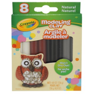 PLASTILINA COLORES NATURAL C/8 PLASTILINA COLORES NATURAL C/8