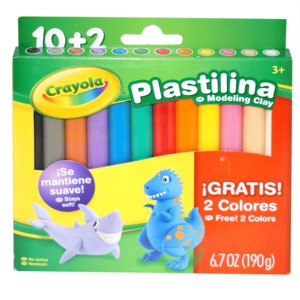 PLASTILINA COL/VARIOS 10+2 PLASTILINA COL/VARIOS 10+2