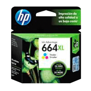 CARTUCHO DE TINTA HP 664XL TRICOLOR ORIGINAL