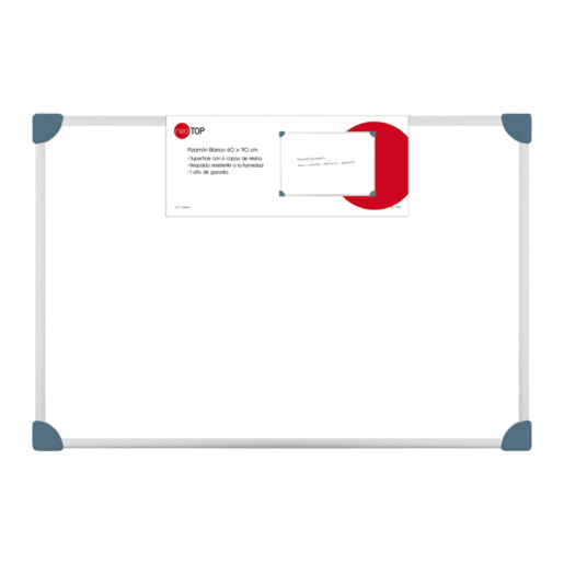 PIZARRON RED TOP BLANCO 60X90