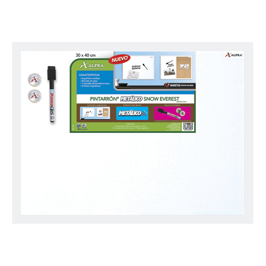 PIZARRON ALFRA METALICO 30X40
