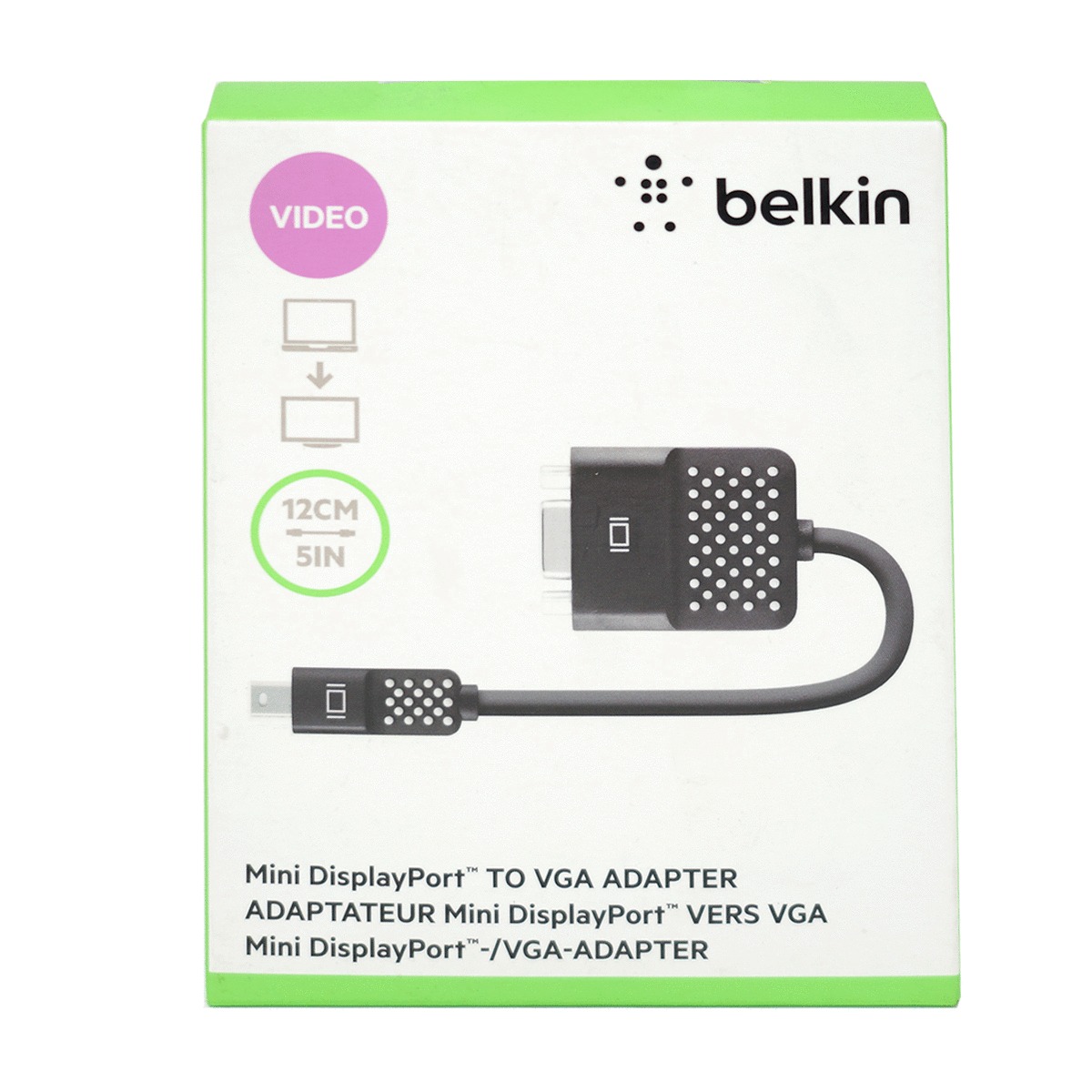 ADAPTADOR MINI DISPLAYPORT A VGA BELKIN