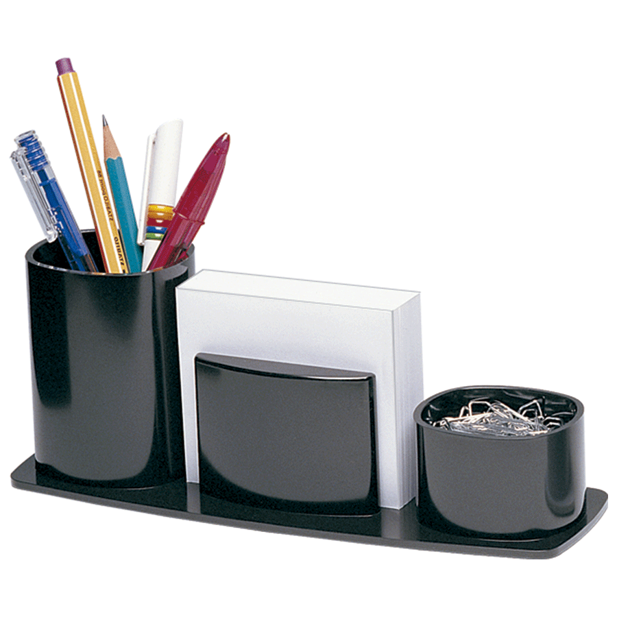 ORGANIZADOR DE ESCRITORIO MILENIUM NEGRO