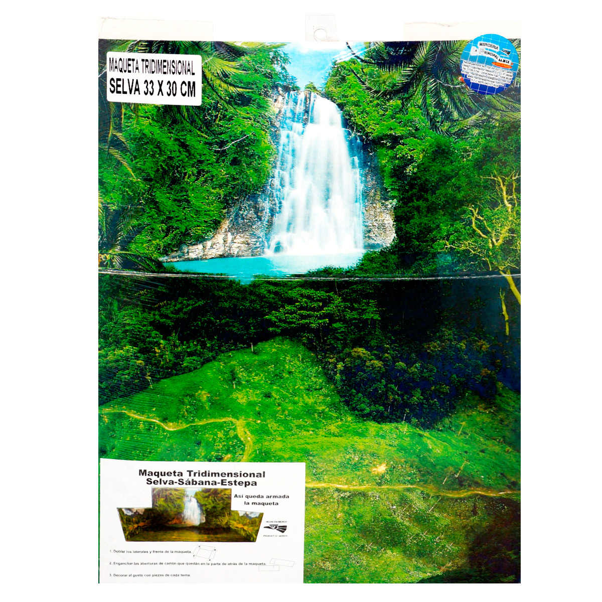 MAQUETA TRIDIMENSIONAL (SELVA/SABANA)