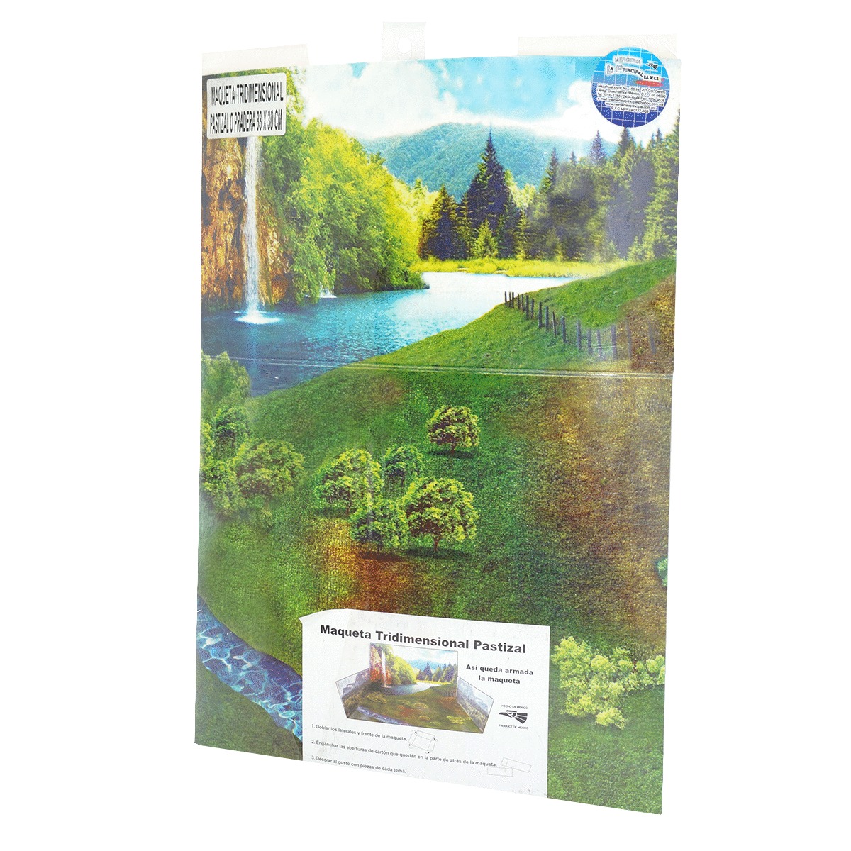 MAQUETA TRIDIMENSIONAL (PASTIZAL/PRADERA)