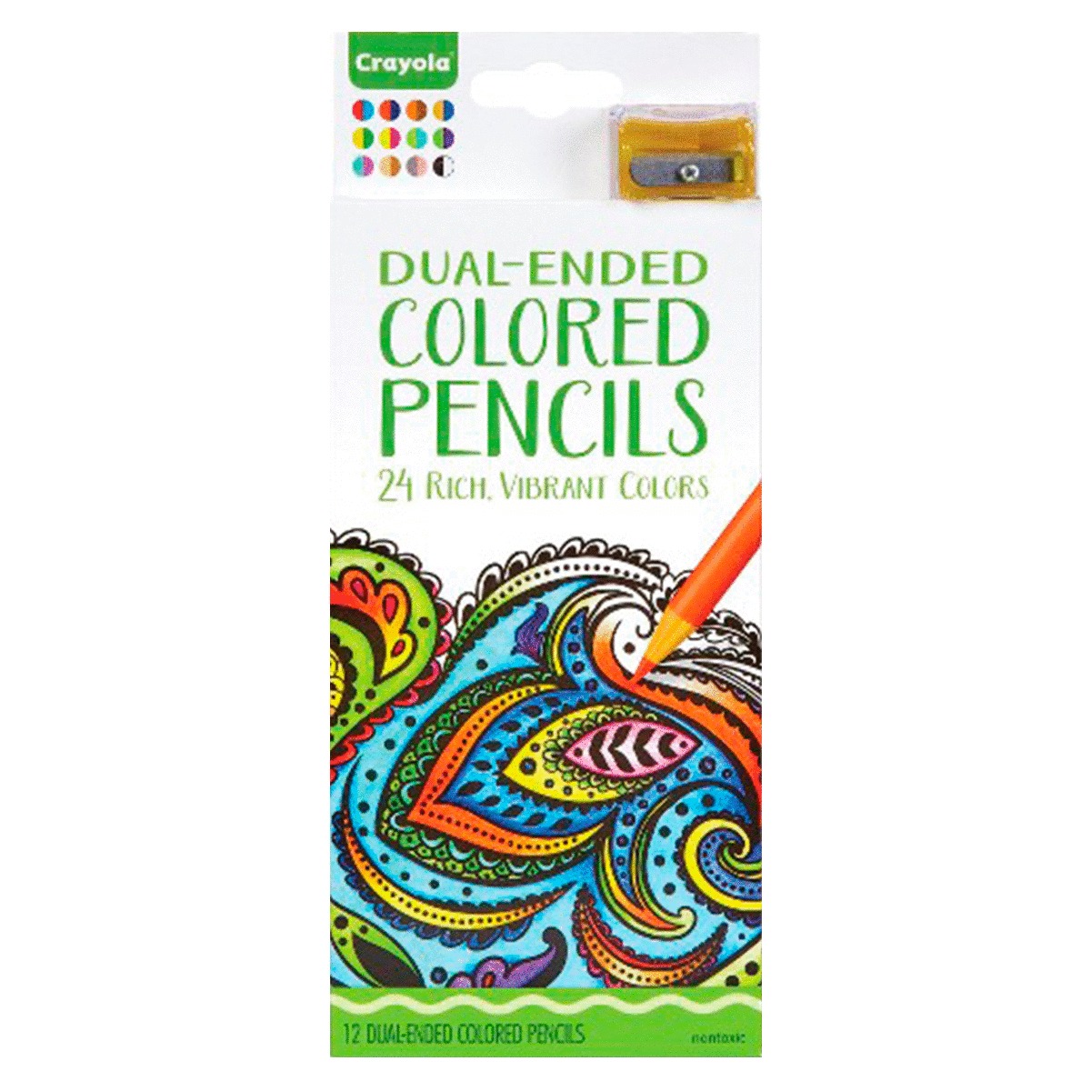 LAPICES DE COLOR DOBLE PROF 24