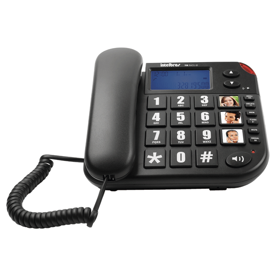 TELEFONO INTELBRAS TOK FACIL (ALAMBRICO)