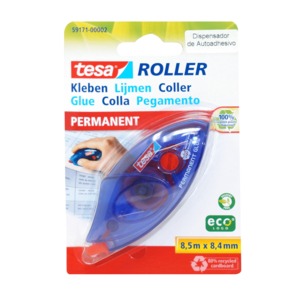 CINTA ADHESIVO DOBLE TESA ROLLER (PERMANENTE)