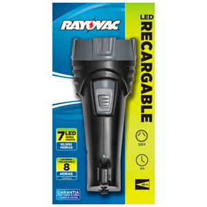 LINTERNA RAYOVAC (R7 LED RECARGABLE)