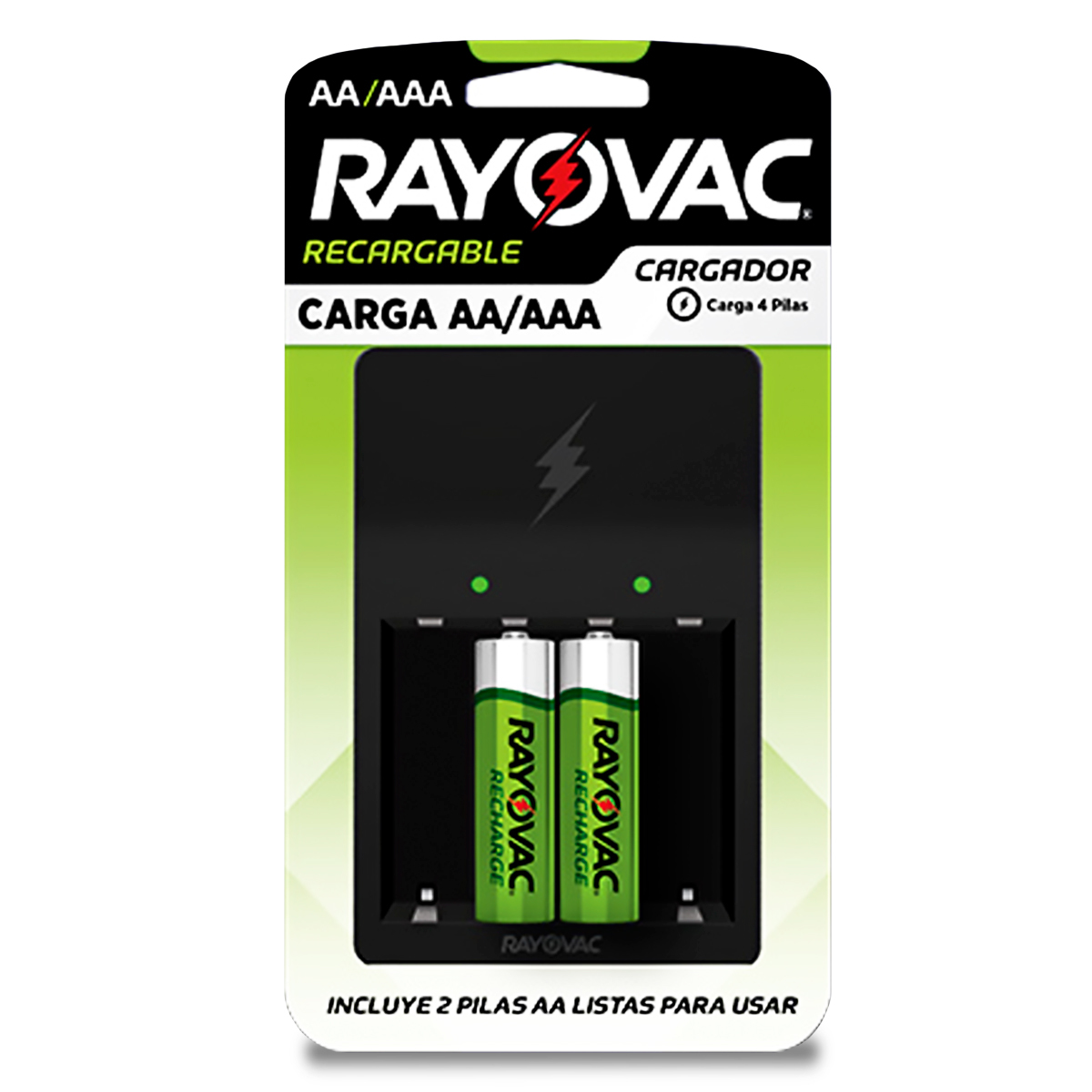 Sano audible Peculiar CARGADOR DE BATERÍAS RAYOVAC (RECARGABLES AA AAA) | Office Depot Guatemala