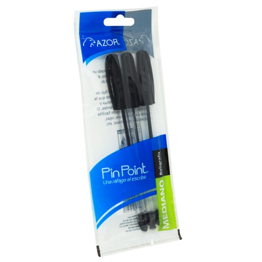 BOLIGRAFO 6833 BOLSA MED N C/3